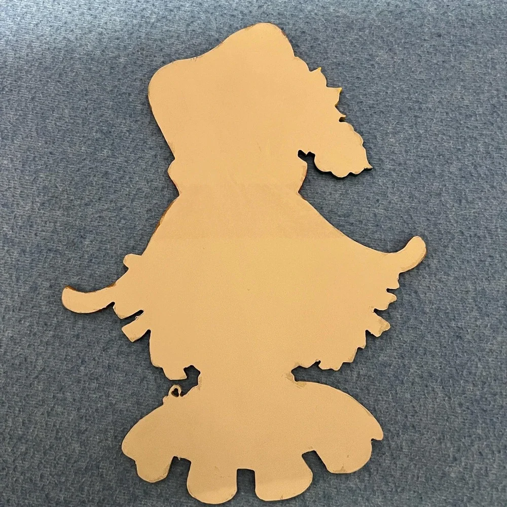 Hand-Painted Wood Scarecrow Door Hanger: Fall Thanksgiving Decor School Teacher